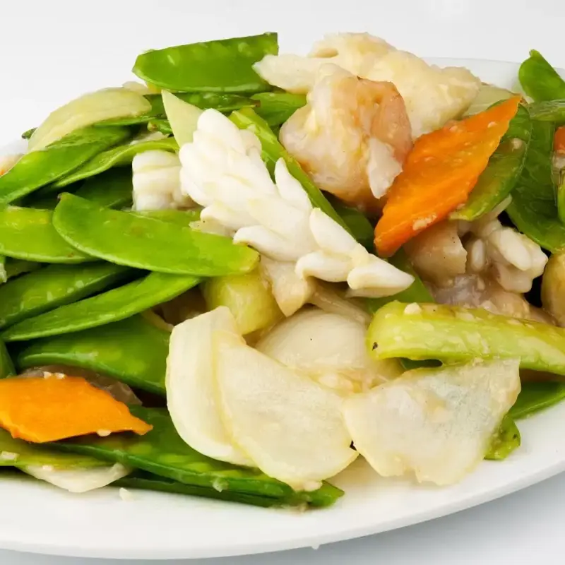 1805. Seafood with Chinese Vegetables / 時菜炒三鮮